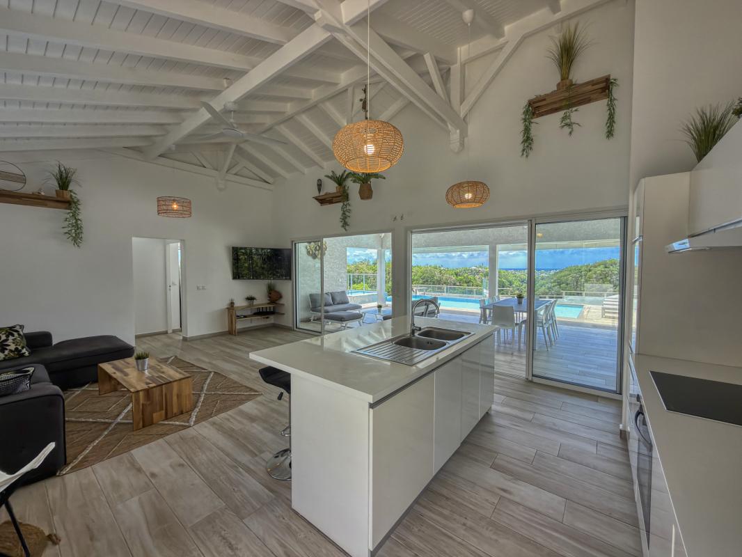 11.Location villa 3 chambres piscine vue mer Le Gosier Guadeloupe